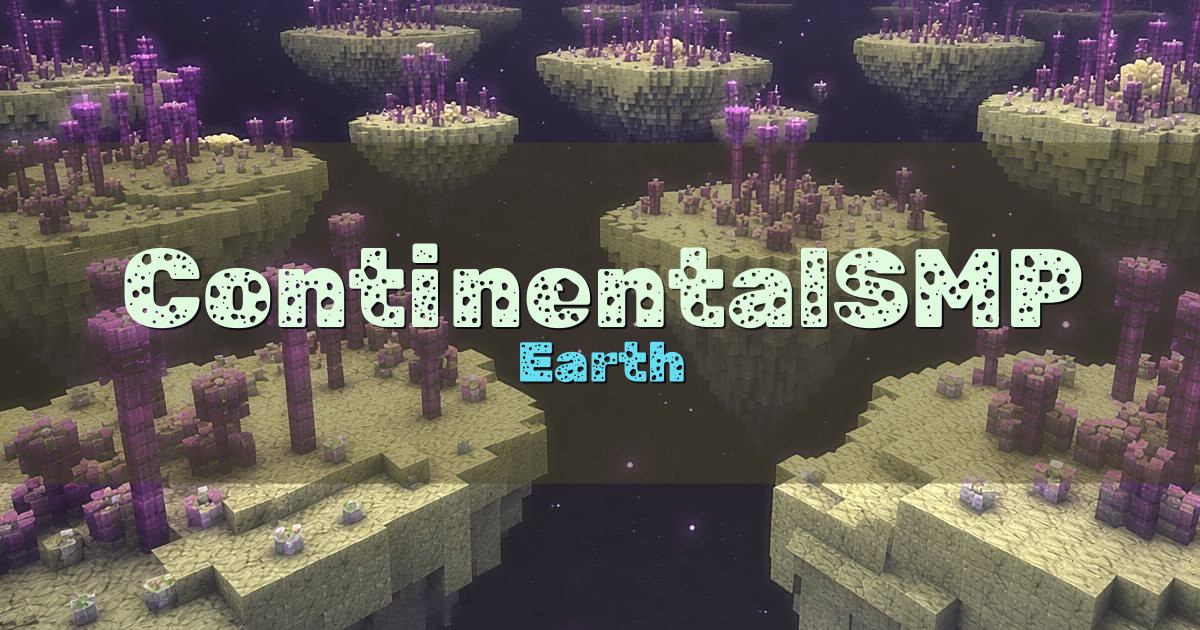 ContinentalSMP Earth Minecraft server