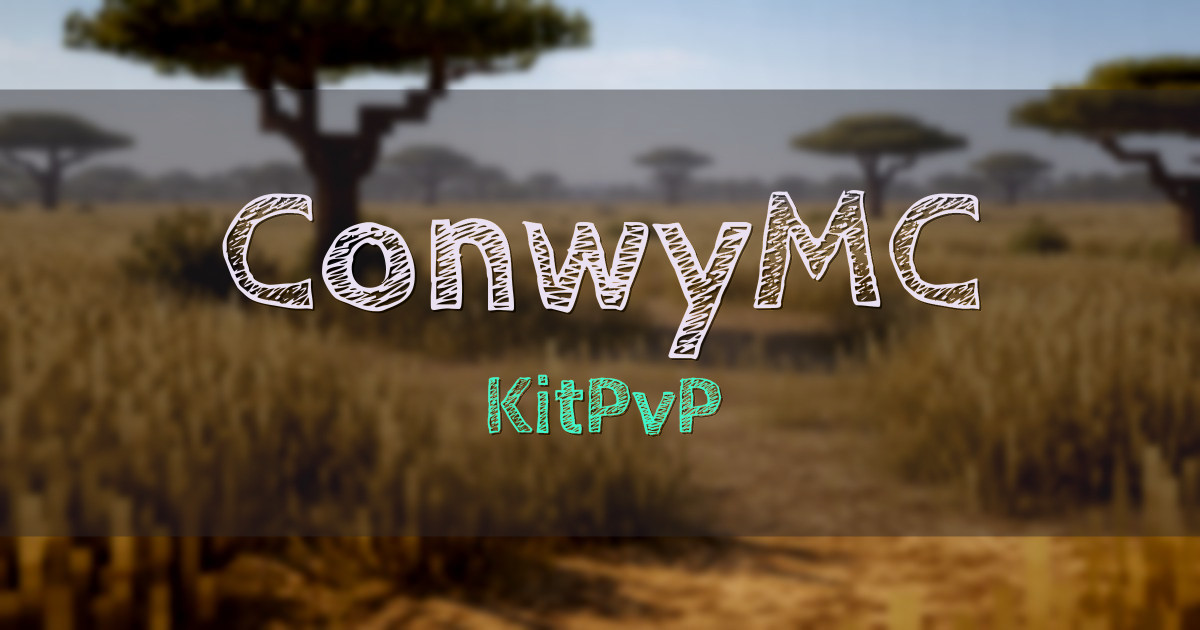 ConwyMC KitPvP Minecraft server