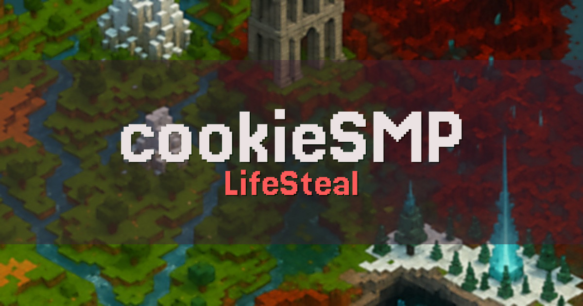 cookieSMP LifeSteal Minecraft server