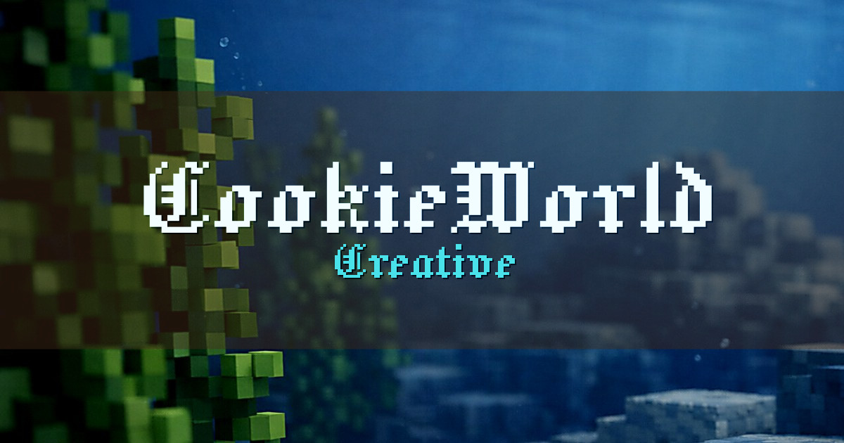 CookieWorld Creative Minecraft server