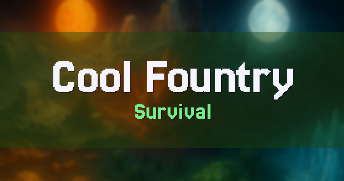 Cool Fountry Survival Minecraft server