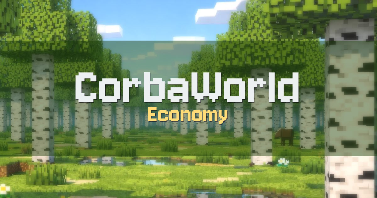 CorbaWorld Economy Minecraft server
