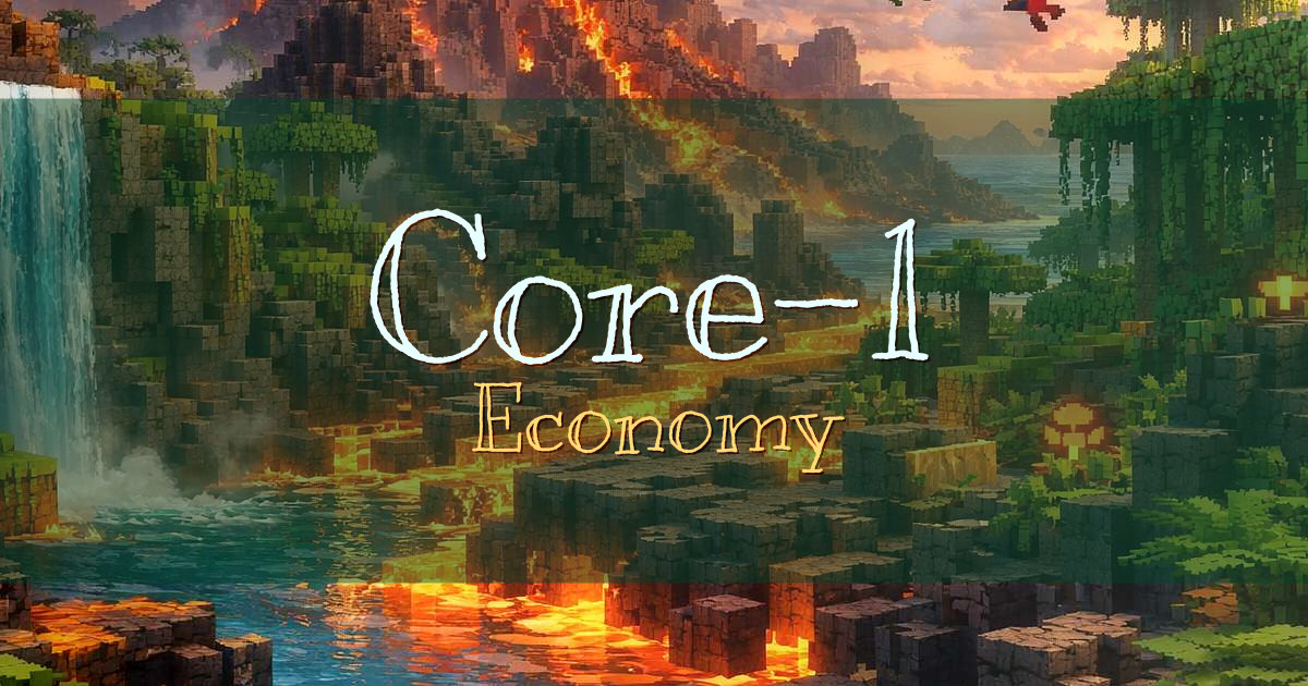 Core-1 Economy Minecraft server