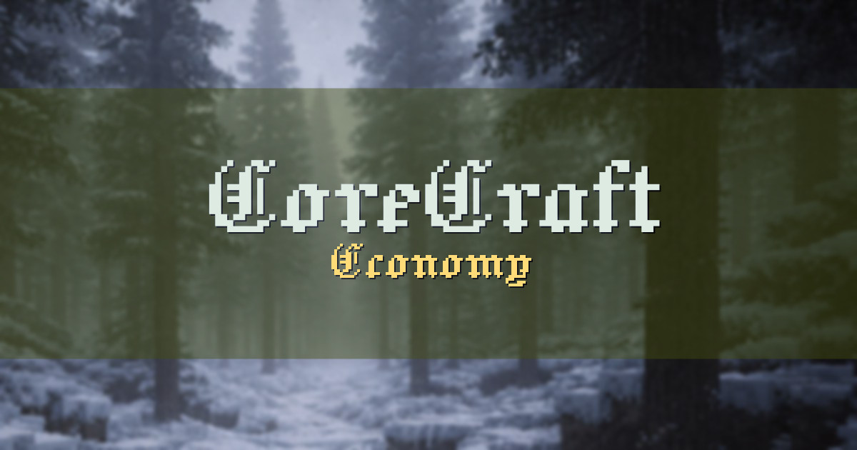 CoreCraft Economy Minecraft server