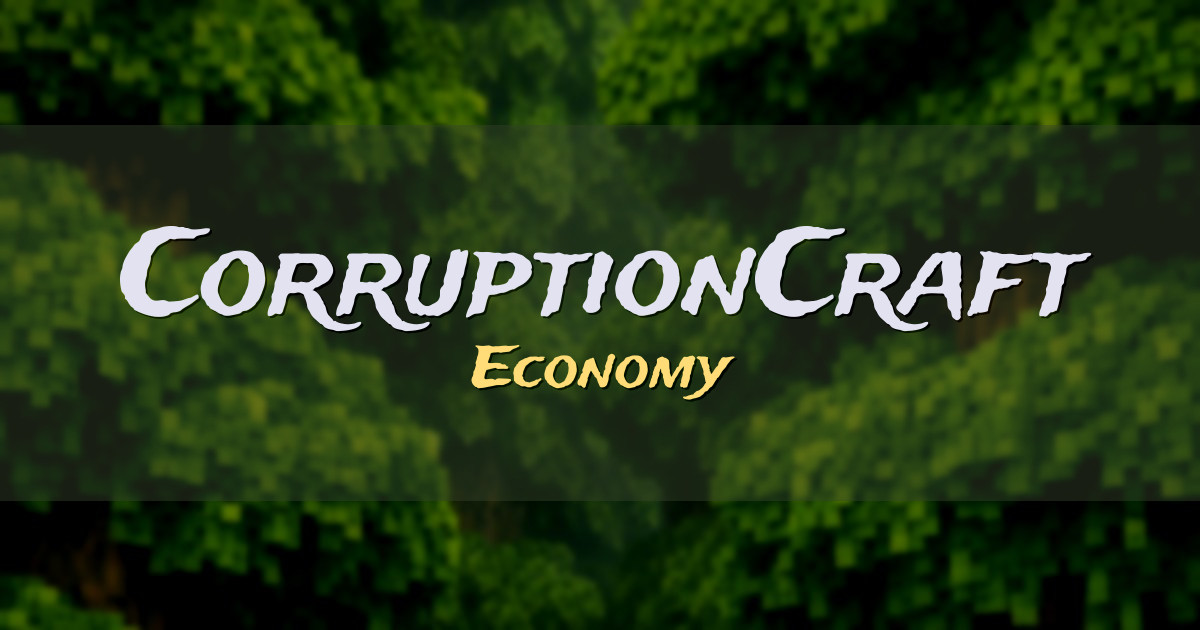 CorruptionCraft Economy Minecraft server
