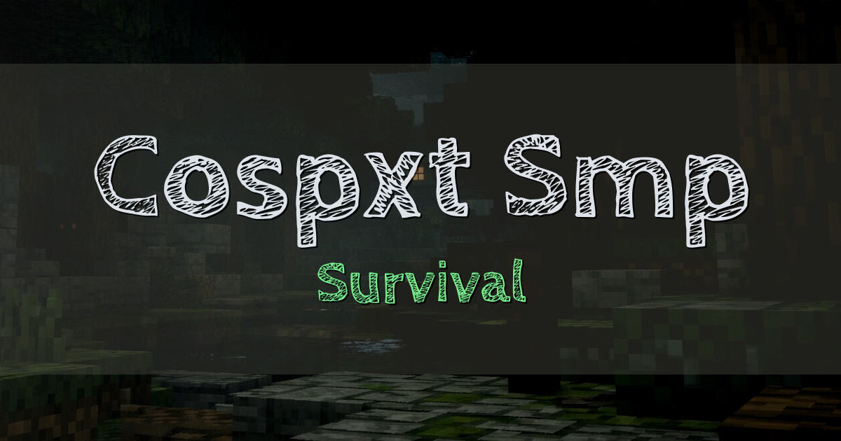 Cospxt Smp Survival Minecraft server