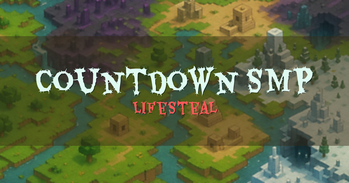 Countdown SMP LifeSteal Minecraft server