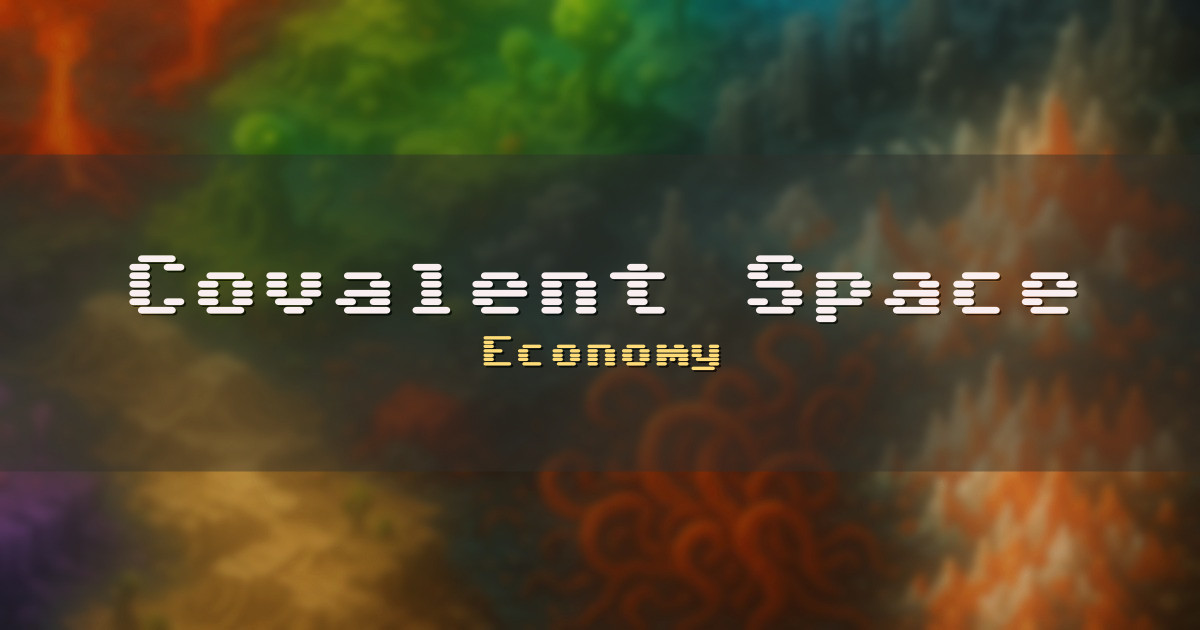 Covalent Space Economy Minecraft server
