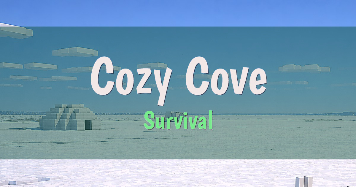 Cozy Cove Survival Minecraft server