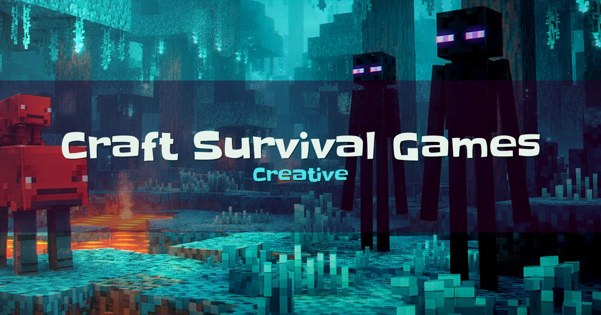 Craft Survival Games Creative Minecraft server