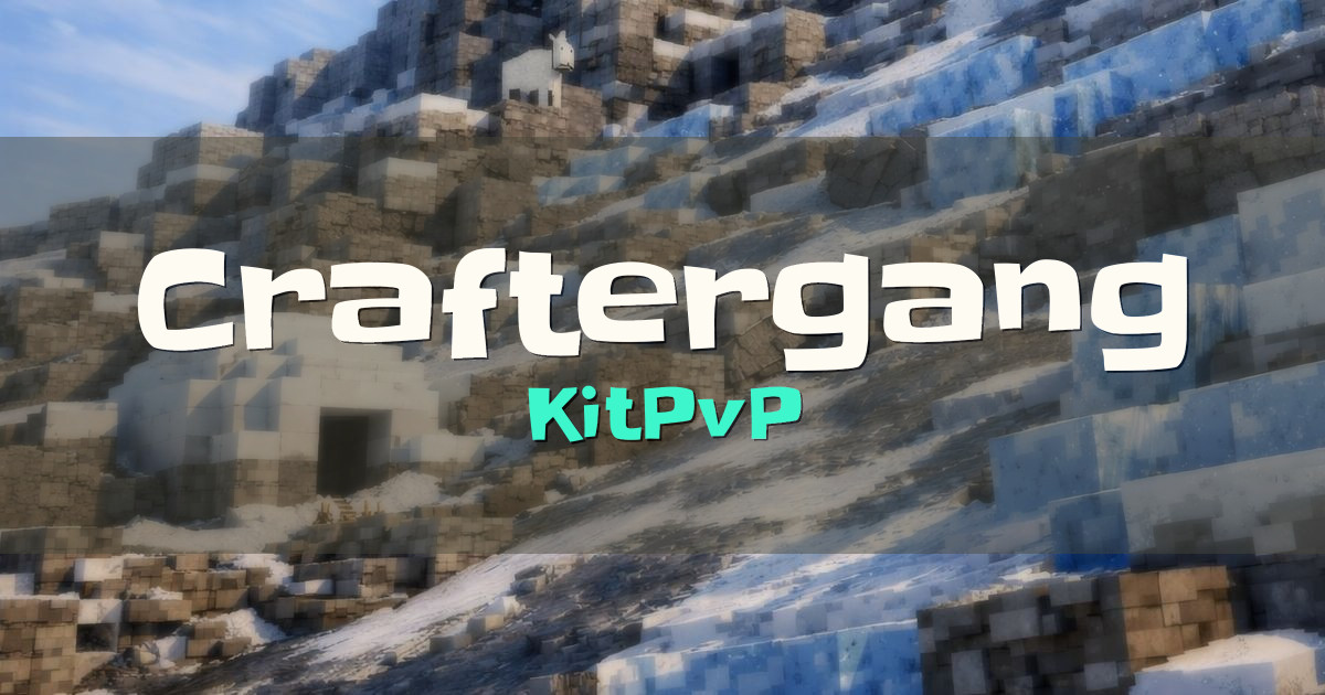 Craftergang KitPvP Minecraft server