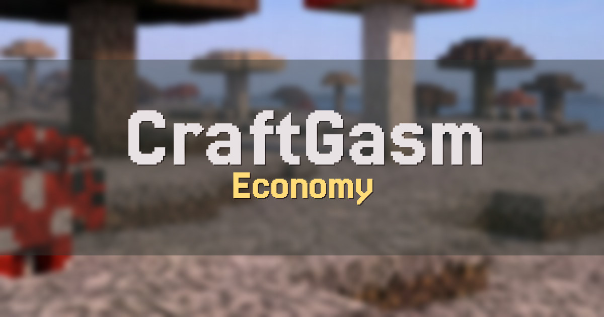 CraftGasm Economy Minecraft server