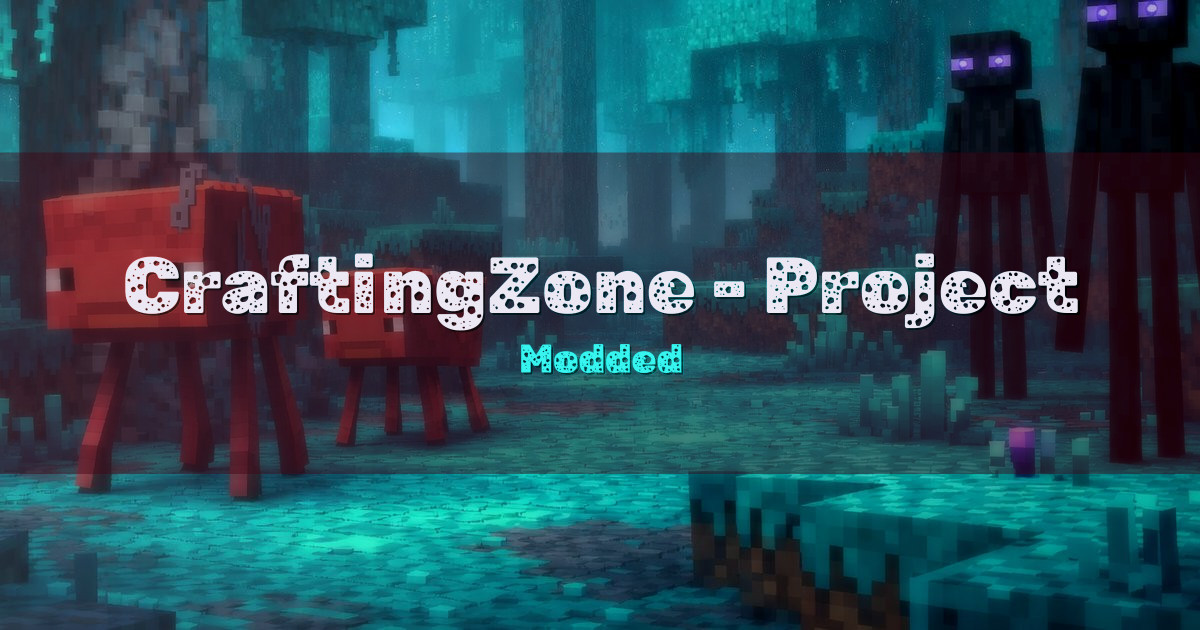 CraftingZone – Project Infinity Modded Minecraft server