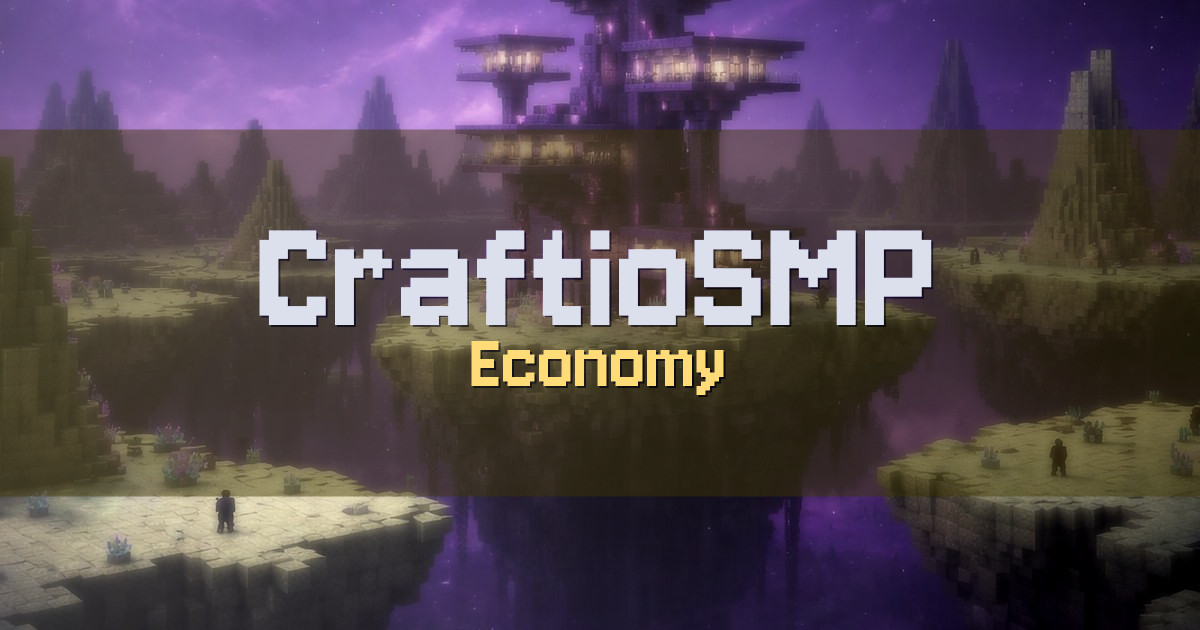 CraftioSMP Economy Minecraft server