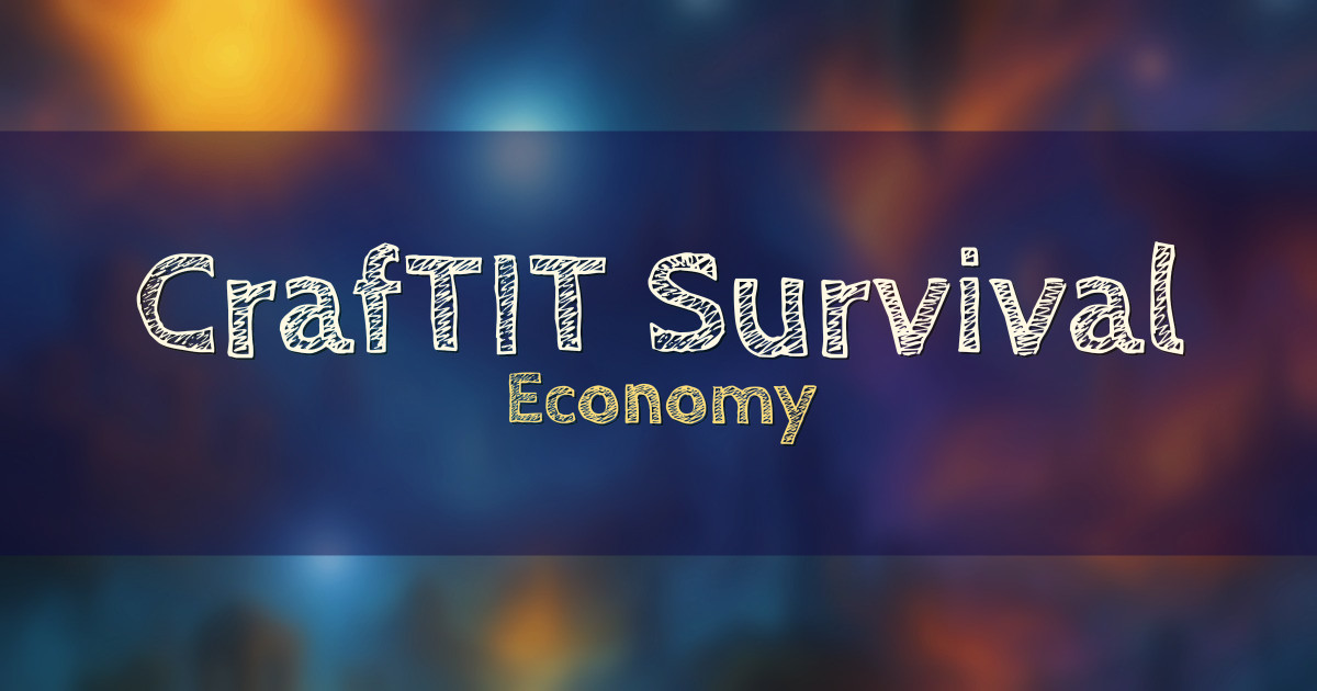 CrafTIT Survival Economy Minecraft server