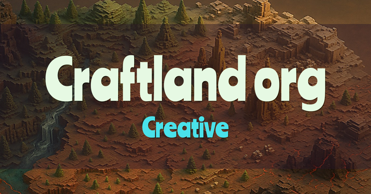 Craftland.org Creative Minecraft server