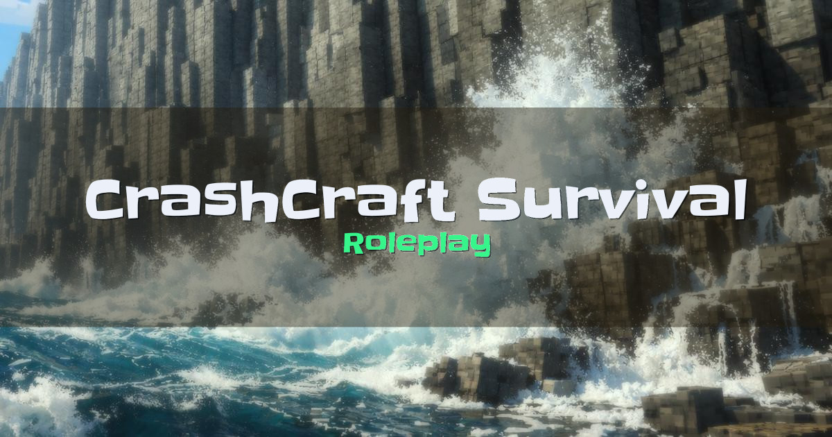 CrashCraft Survival Roleplay Minecraft server