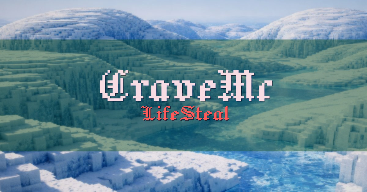CraveMc LifeSteal Minecraft server