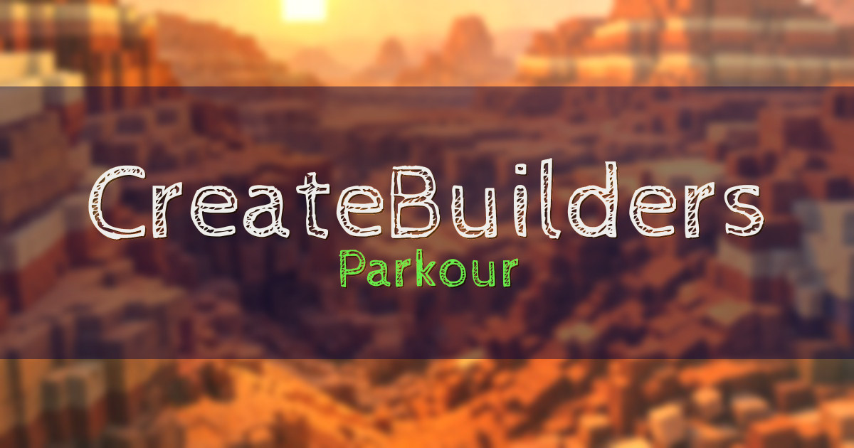 CreateBuilders Parkour Minecraft server