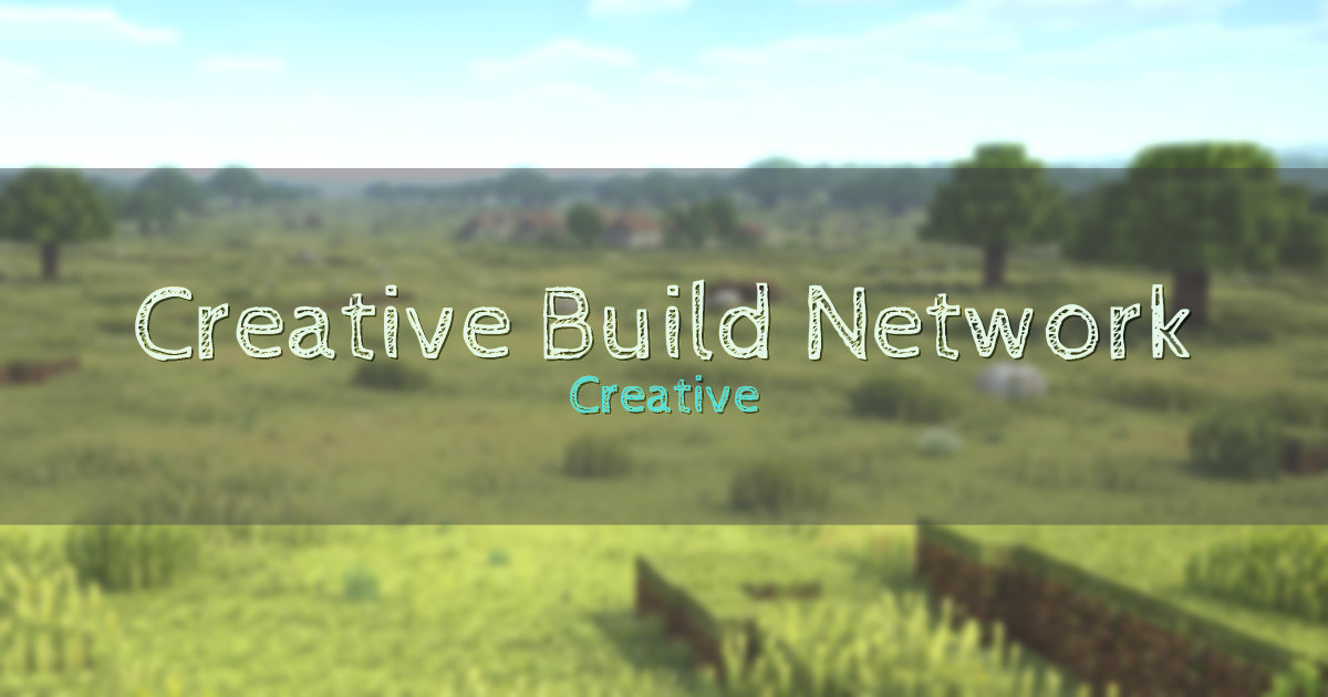 Creative Build Network Factions Minecraft server