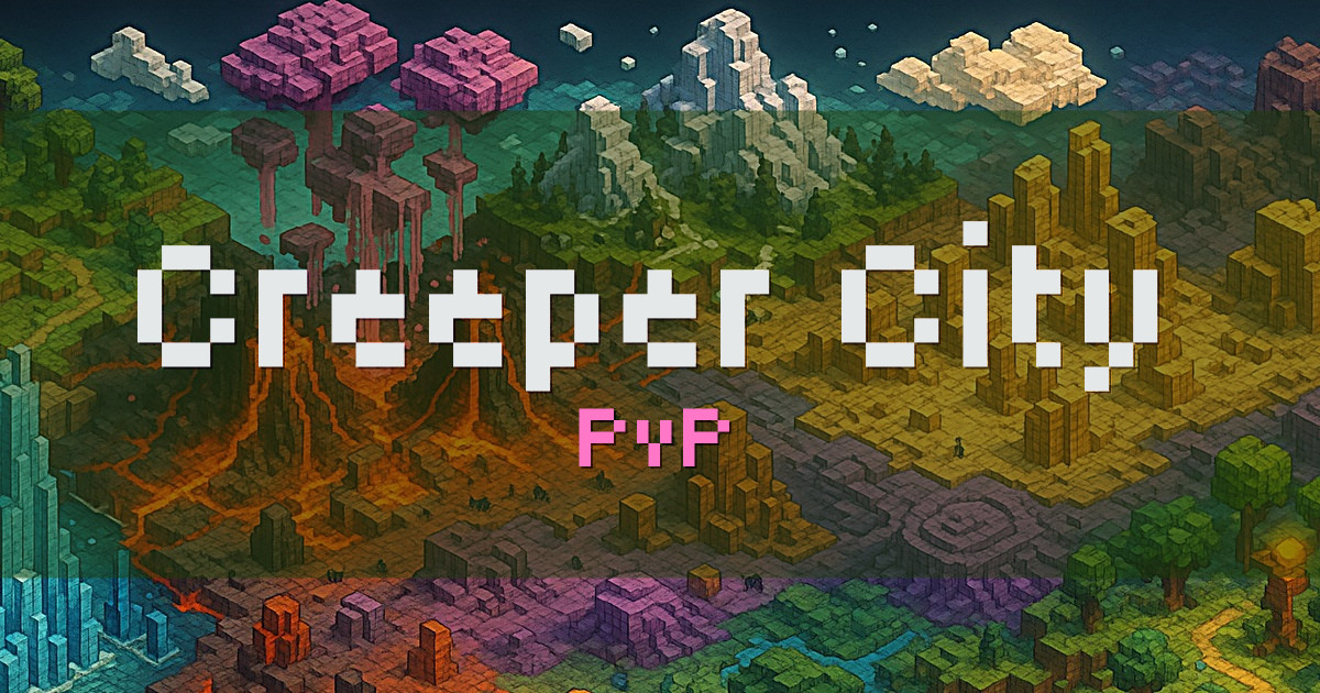 Creeper City PvP Minecraft server