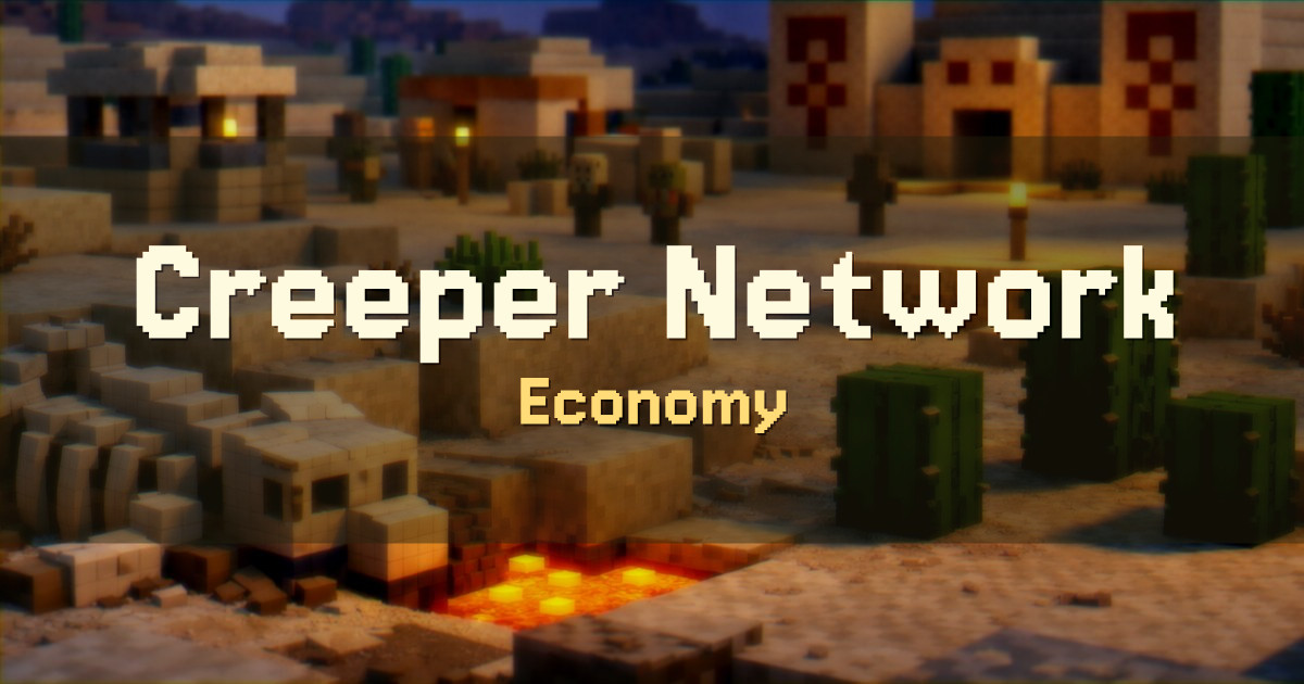 Creeper Network Economy Minecraft server