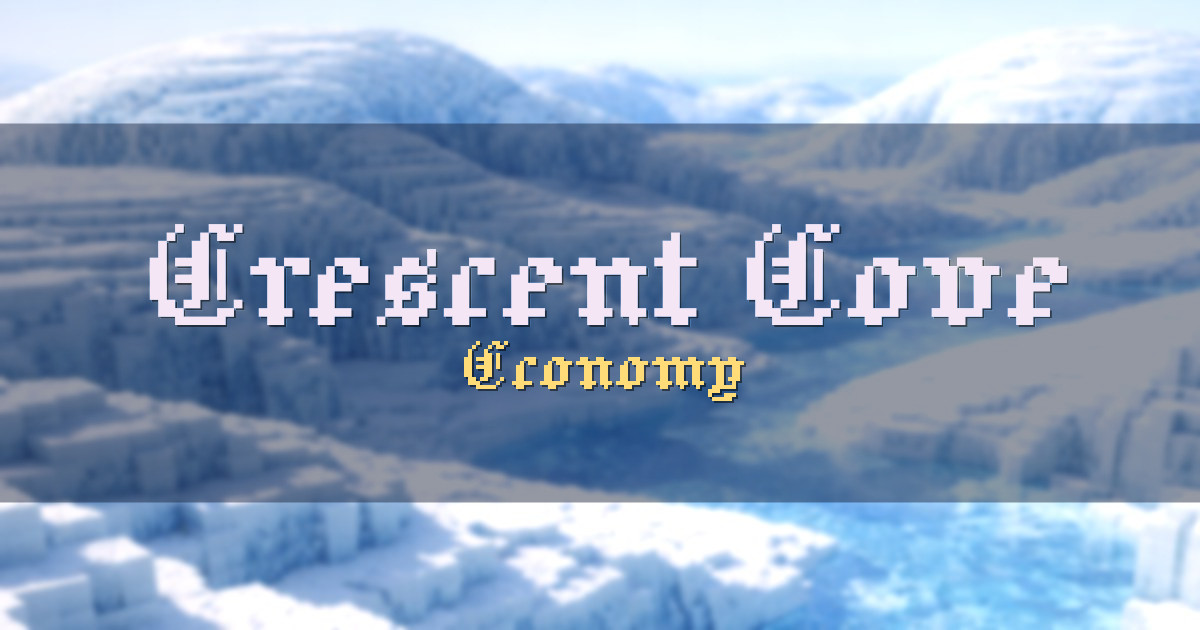 Crescent Cove Economy Minecraft server