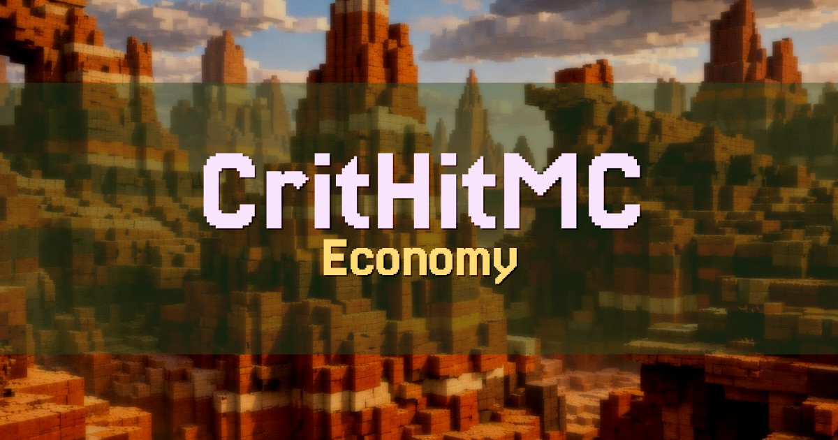 CritHitMC Economy Minecraft server