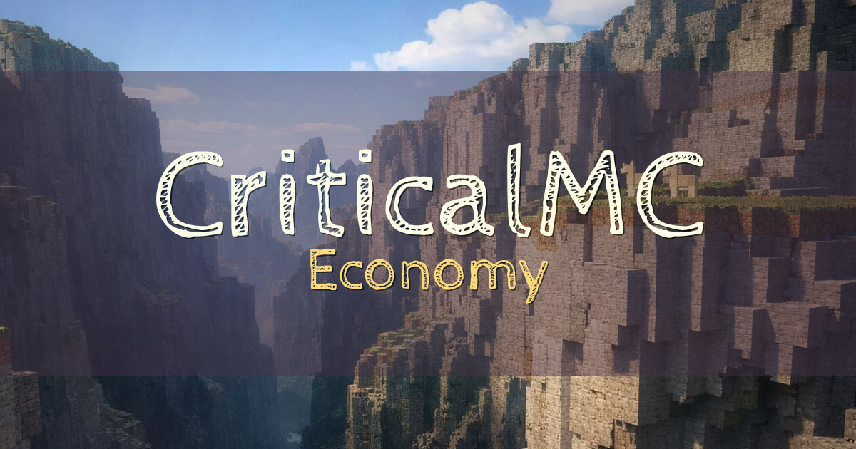 CriticalMC Economy Minecraft server