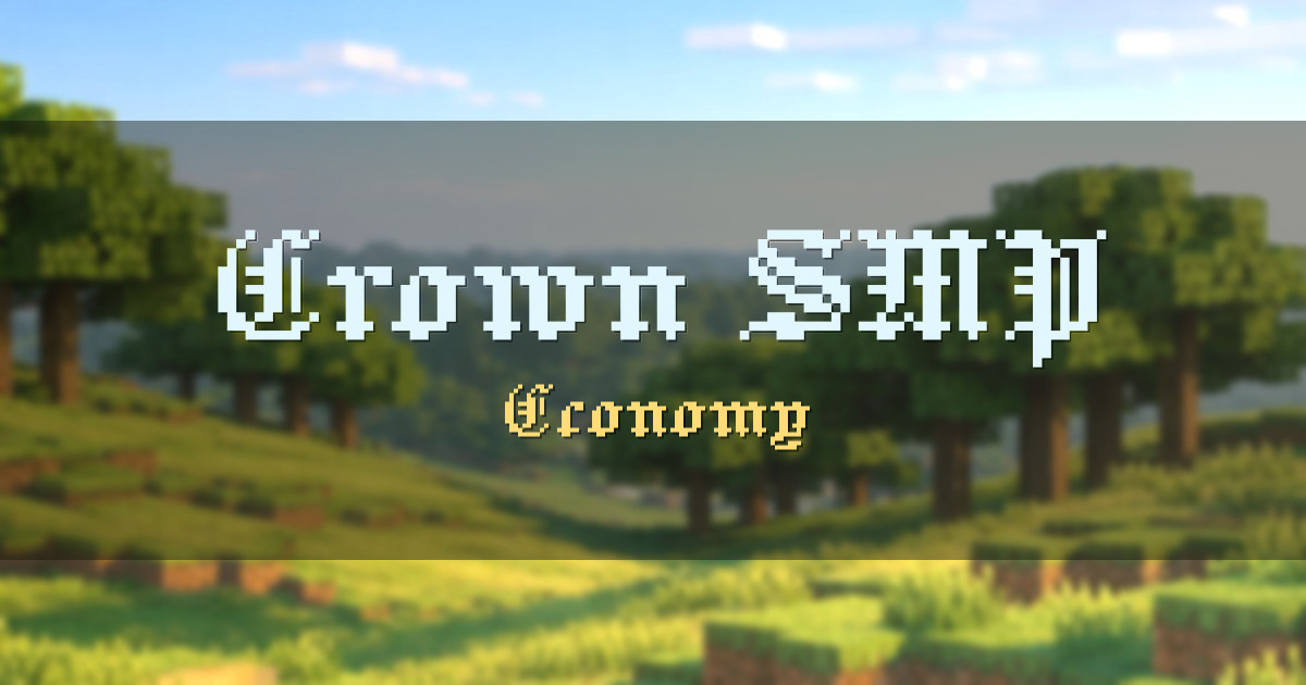 Crown SMP Economy Minecraft server