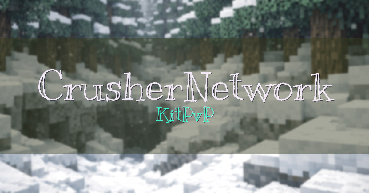 CrusherNetwork KitPvP Minecraft server