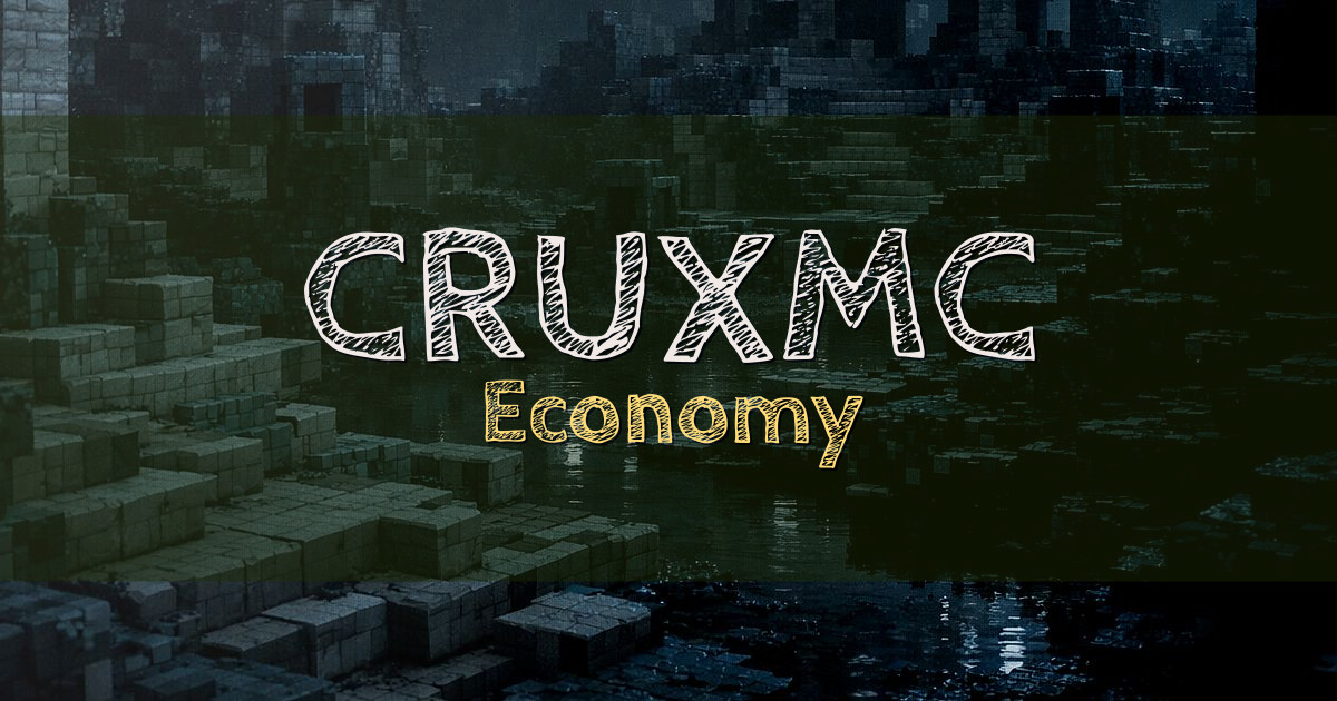 CRUXMC Economy Minecraft server