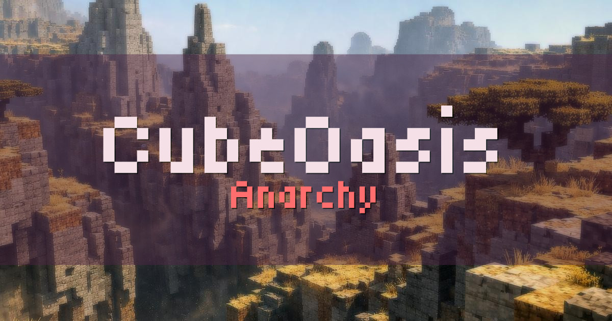 CubeOasis Anarchy Minecraft server