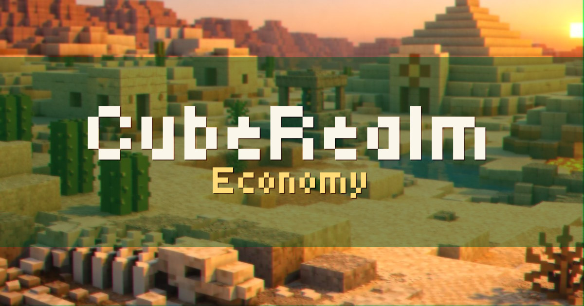 CubeRealm Economy Minecraft server