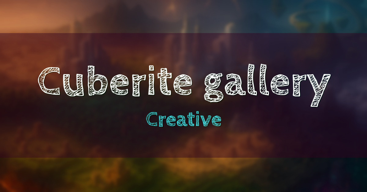 Cuberite gallery Creative Minecraft server