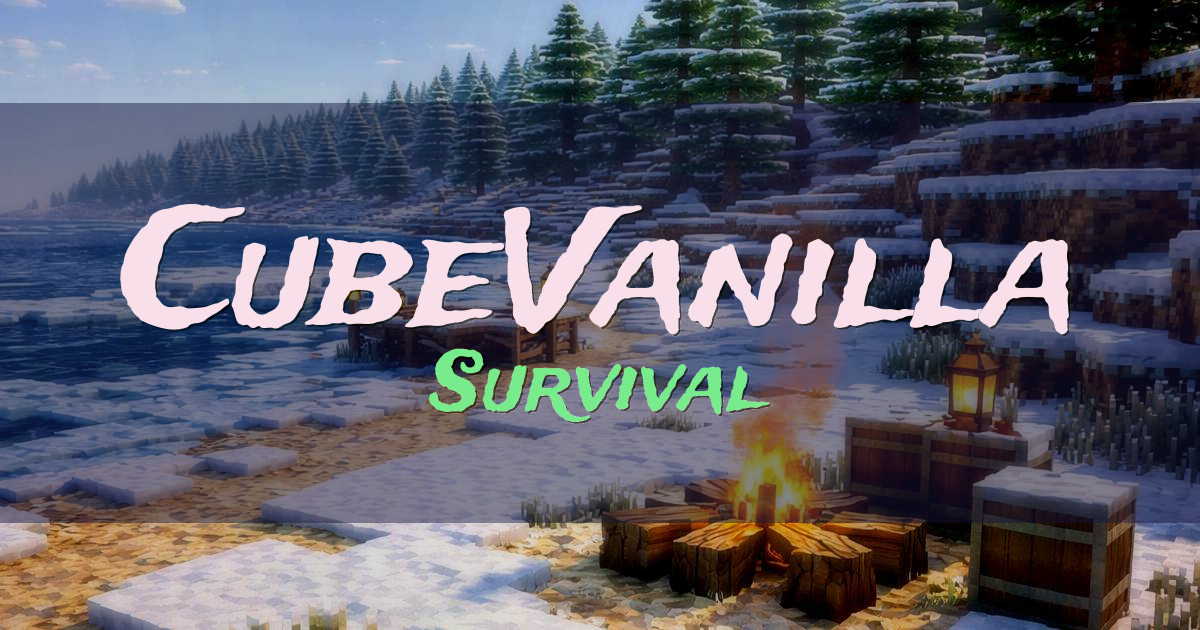 CubeVanilla Survival Minecraft server