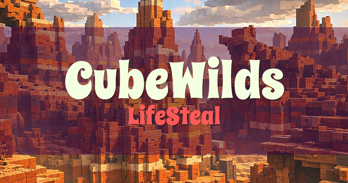 CubeWilds LifeSteal Minecraft server