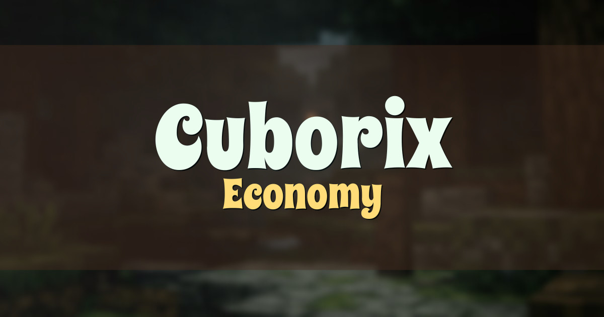 Cuborix Economy Minecraft server