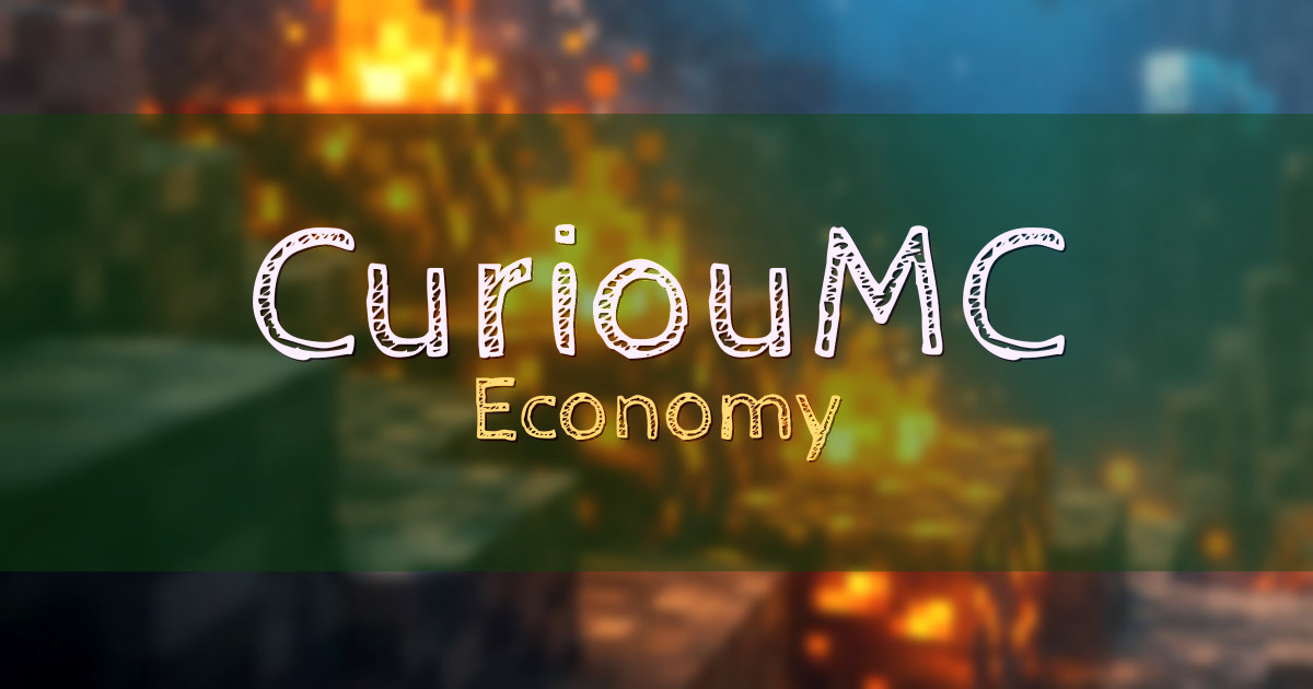 CuriouMC Economy Minecraft server