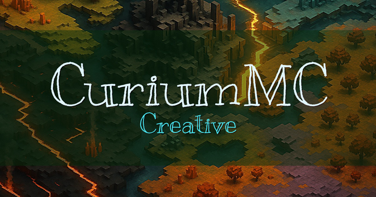 CuriumMC Creative Minecraft server