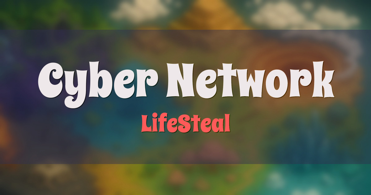 Cyber Network LifeSteal Minecraft server