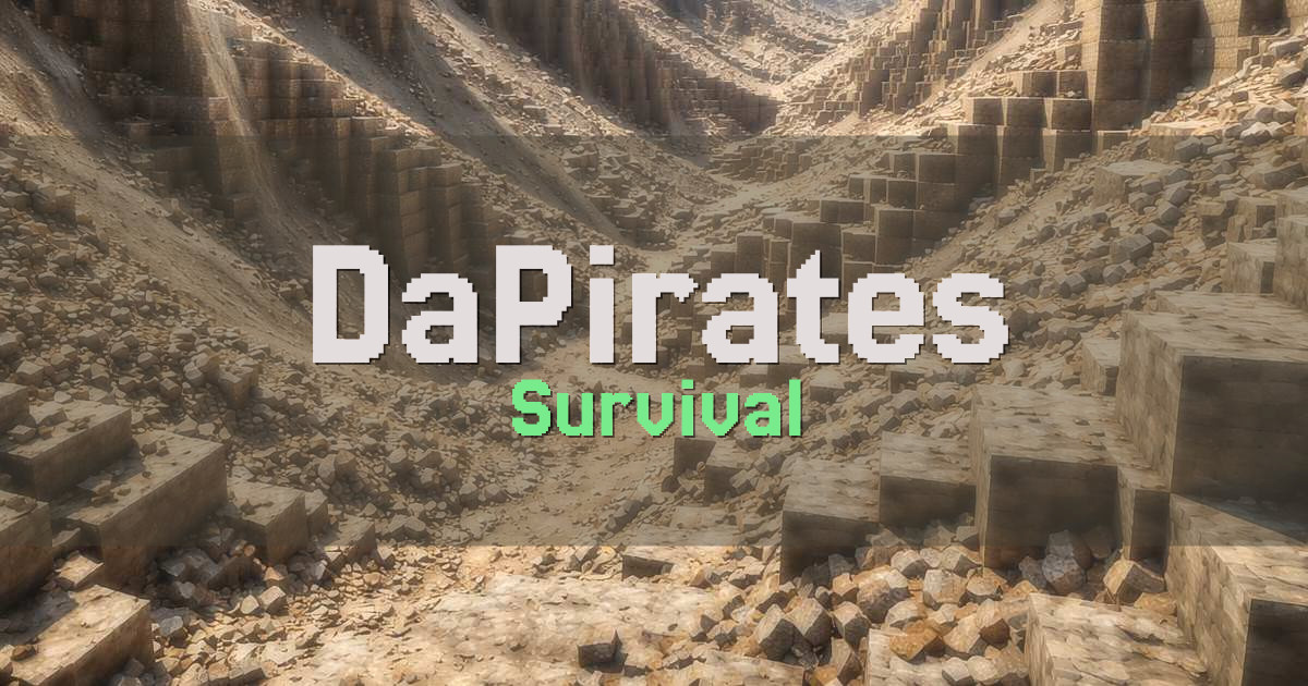 DaPirates Survival Minecraft server