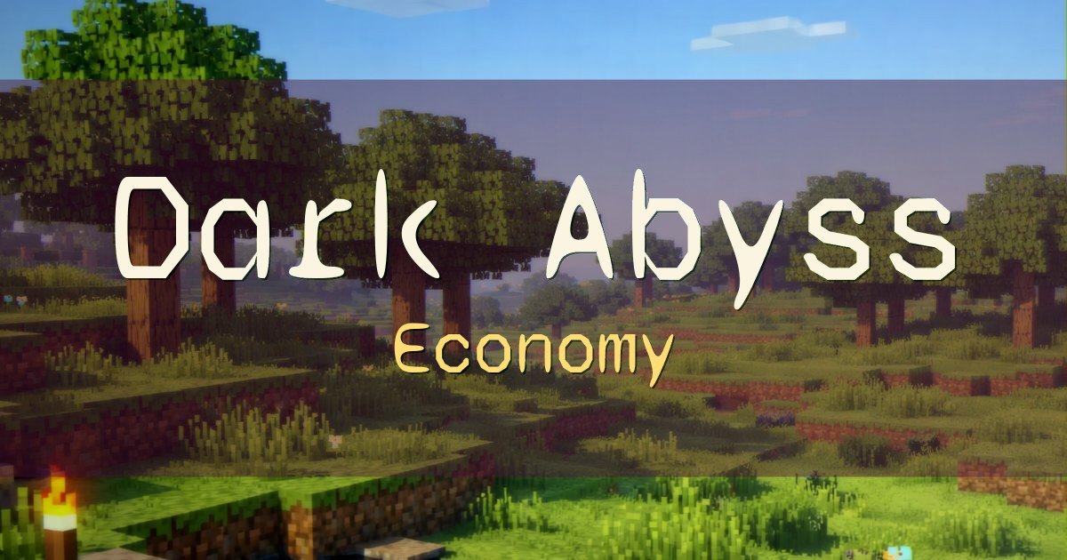 Dark Abyss Economy Minecraft server