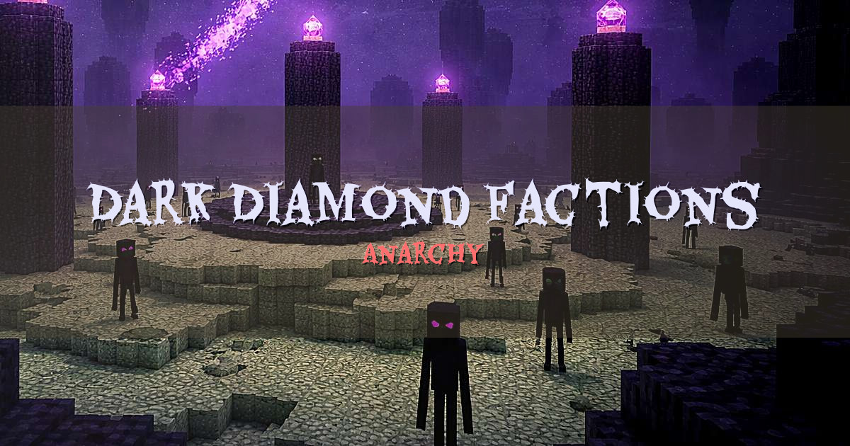 Dark Diamond Factions Anarchy Minecraft server