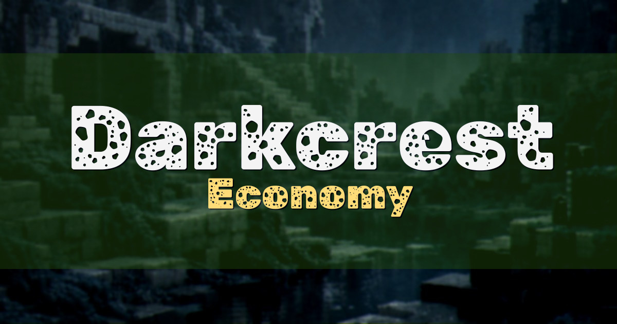 Darkcrest Economy Minecraft server