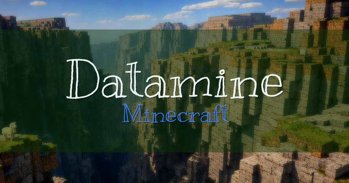 Datamine Minecraft server