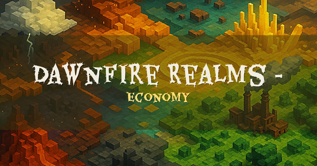 DawnFire Realms – Somnium Economy Minecraft server
