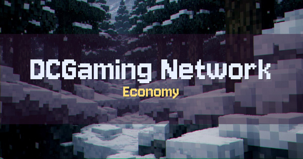 DCGaming Network Economy Minecraft server