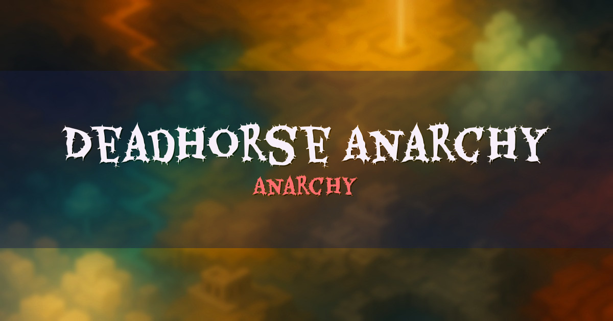 Deadhorse Anarchy Vanilla Minecraft server