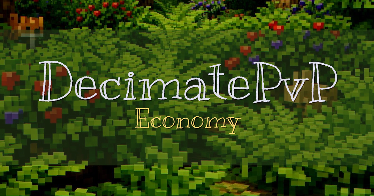 DecimatePvP Economy Minecraft server